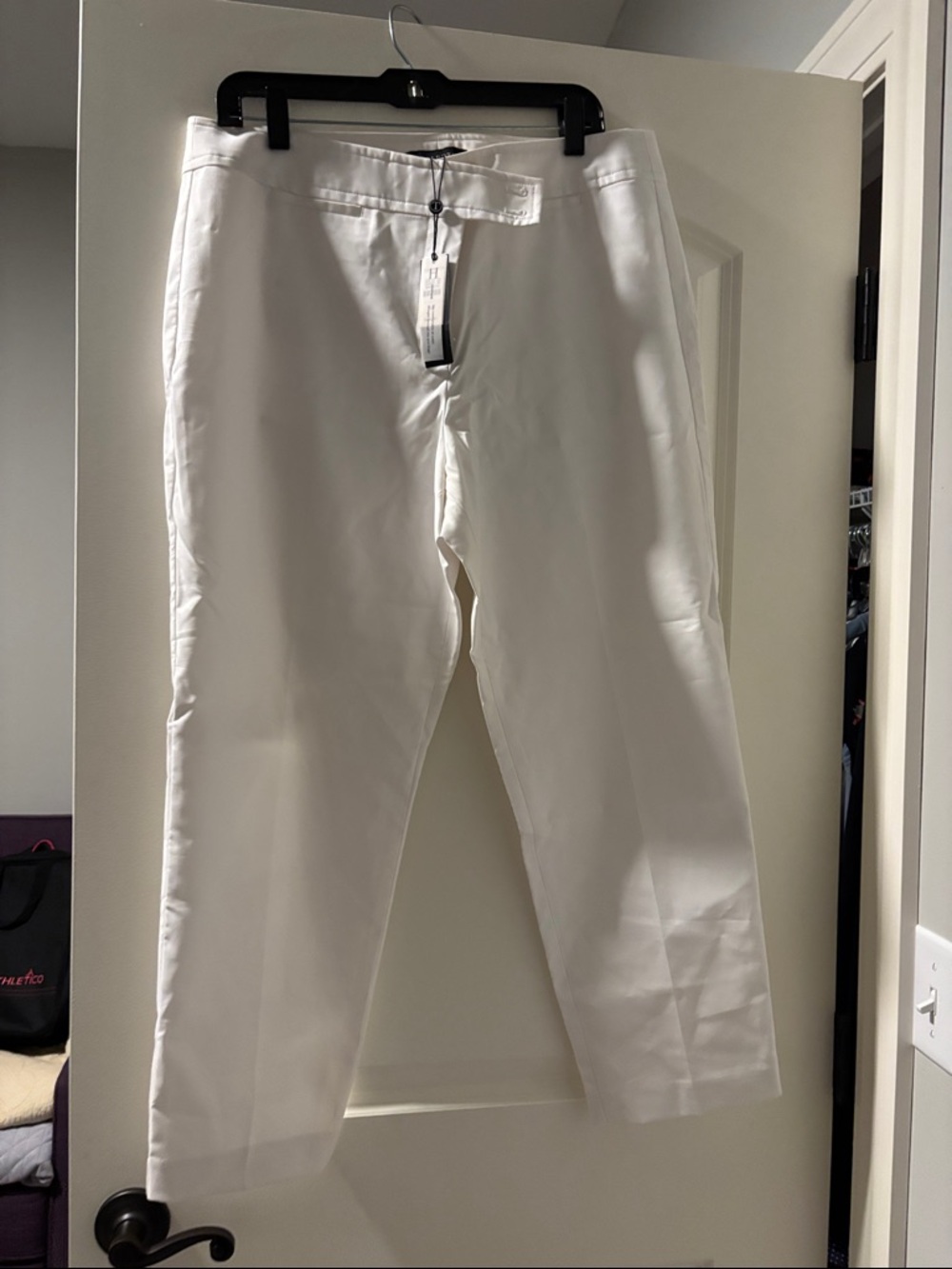 Talbots White Stretch Dress Pants for Men